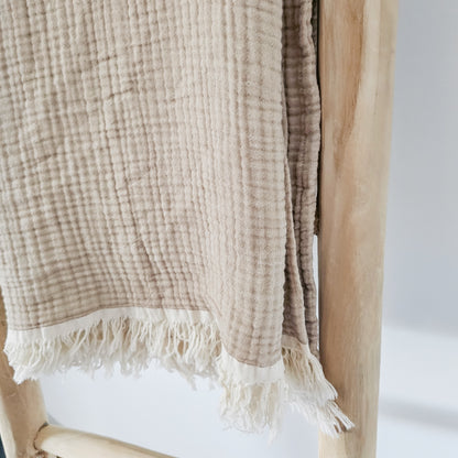 100% Organic Cotton Throw | GOTS