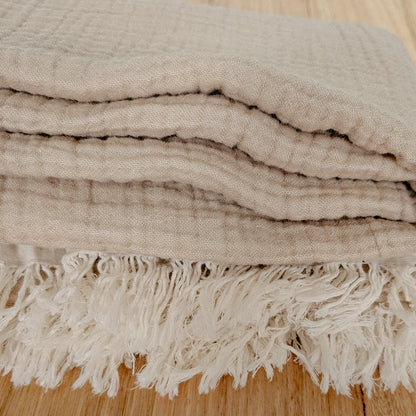 100% Organic Cotton Throw | GOTS