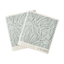 Two patterned dishcloths with 'Fayded' branding on a white background