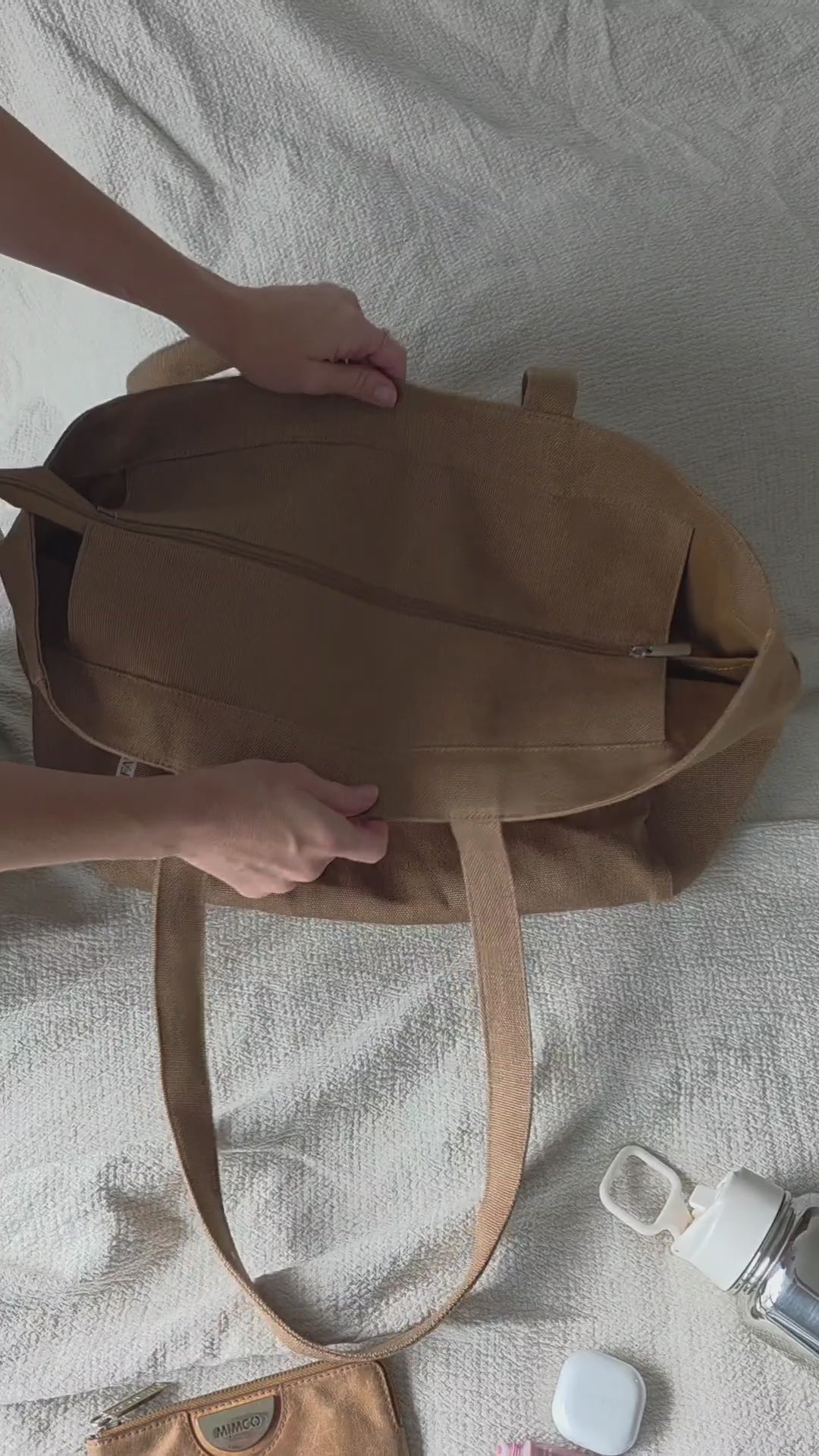 Linen Tote | Bronze