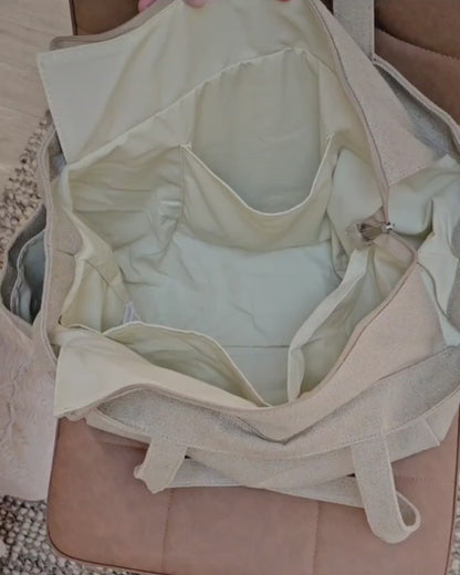 Linen Tote | Natural Flax
